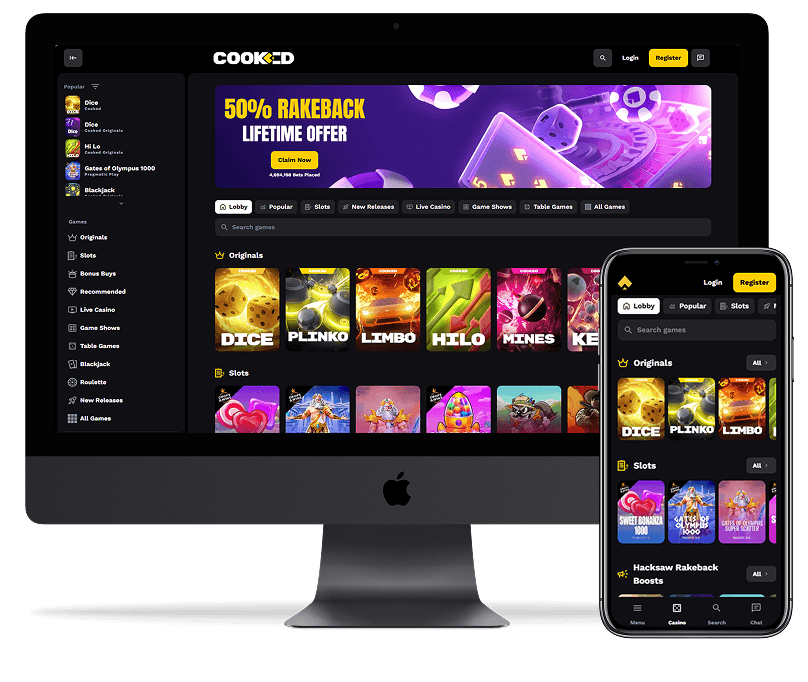 Cooked.com screenshot