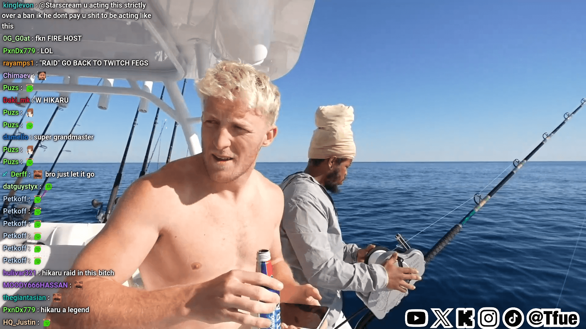 Tfue fishing stream with live prediction market